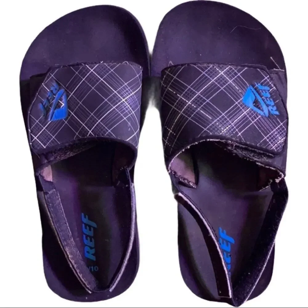 Reef Velcro strap sandal squishy rubber size 9/10